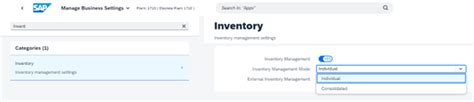 The different Inventory Management Modes in SAP Di .